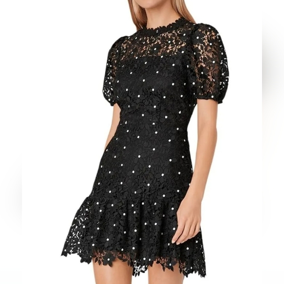 Milly Dresses Milly Yasmin Daisy Lace Mini Dress Poshmark